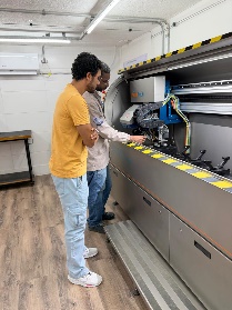 Scanner de fluorescência de raios X (XRF) do LAM+.